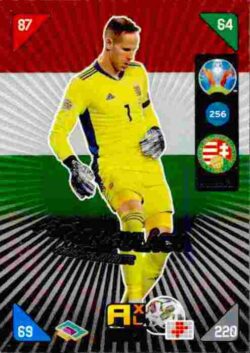 2020 Panini Euro 2020 Kick off Adrenalyn XL #256 Peter Gulacsi