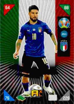 2020 Panini Euro 2020 Kick off Adrenalyn XL #261 Lorenzo Insigne