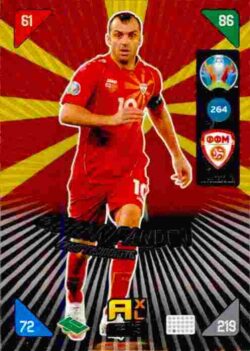 2020 Panini Euro 2020 Kick off Adrenalyn XL #264 Goran Pandev