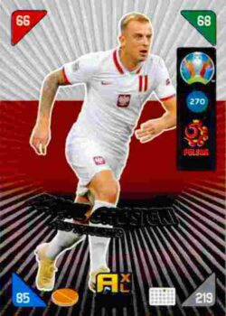 2020 Panini Euro 2020 Kick off Adrenalyn XL #270 Kamil Grosicki