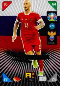 2020 Panini Euro 2020 Kick off Adrenalyn XL #274 Fedor Kudryashov