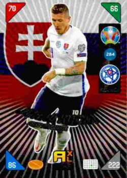 2020 Panini Euro 2020 Kick off Adrenalyn XL #284 Juraj Kucka