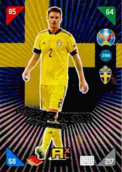 2020 Panini Euro 2020 Kick off Adrenalyn XL #286 Mikael Lustig