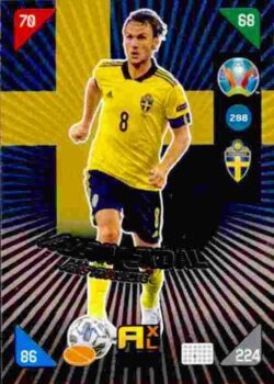 2020 Panini Euro 2020 Kick off Adrenalyn XL #288 Albin Ekdal