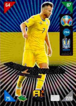 2020 Panini Euro 2020 Kick off Adrenalyn XL #294 Andriy Yarmolenko