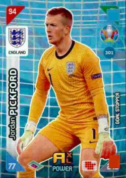 2020 Panini Euro 2020 Kick off Adrenalyn XL #301 Jordan Pickford