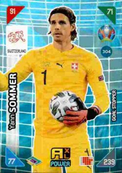 2020 Panini Euro 2020 Kick off Adrenalyn XL #304 Yann Sommer