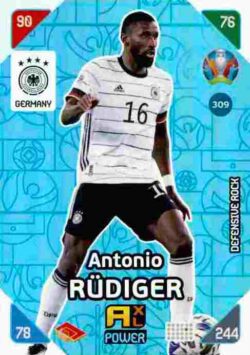 2020 Panini Euro 2020 Kick off Adrenalyn XL #309 Antonio Rudiger