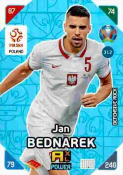 2020 Panini Euro 2020 Kick off Adrenalyn XL #312 Jan Bednarek