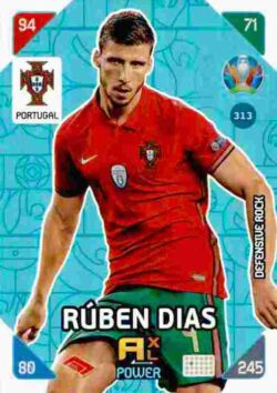 2020 Panini Euro 2020 Kick off Adrenalyn XL #313 Ruben Dias