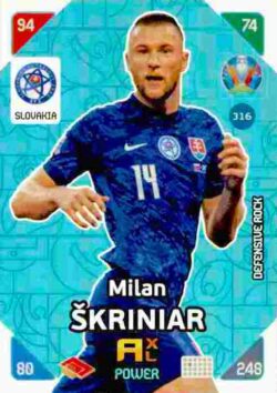 2020 Panini Euro 2020 Kick off Adrenalyn XL #316 Milan Skriniar