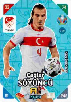 2020 Panini Euro 2020 Kick off Adrenalyn XL #318 Caglar Soyuncu