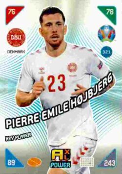 2020 Panini Euro 2020 Kick off Adrenalyn XL #321 Pierre-Emile Højbjerg