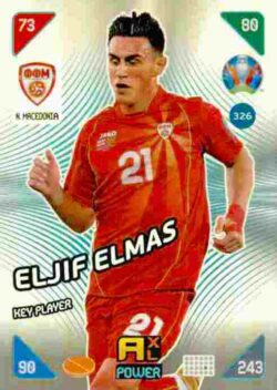 2020 Panini Euro 2020 Kick off Adrenalyn XL #326 Eljif Elmas