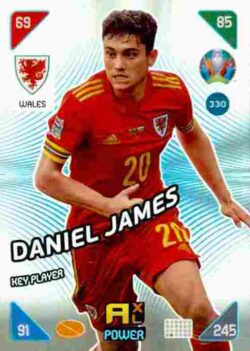 2020 Panini Euro 2020 Kick off Adrenalyn XL #330 Daniel James