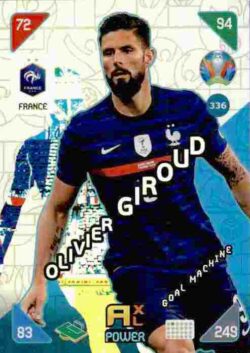 2020 Panini Euro 2020 Kick off Adrenalyn XL #336 Olivier Giroud