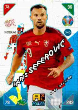 2020 Panini Euro 2020 Kick off Adrenalyn XL #340 Haris Seferovic