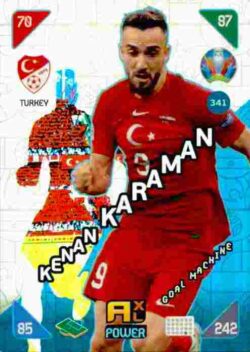 2020 Panini Euro 2020 Kick off Adrenalyn XL #341 Kenan Karaman