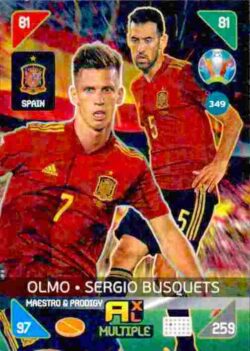 2020 Panini Euro 2020 Kick off Adrenalyn XL #349 Olmo-Busquets