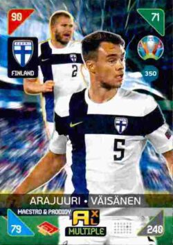 2020 Panini Euro 2020 Kick off Adrenalyn XL #350 Arajuuri-Vaisanen