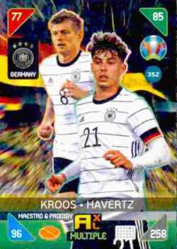 2020 Panini Euro 2020 Kick off Adrenalyn XL #352 Kroos-Havertz