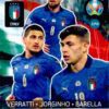 2020 Panini Euro 2020 Kick off Adrenalyn XL #370 Verratti-Jorginho-Barella