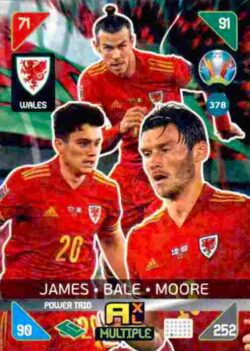 2020 Panini Euro 2020 Kick off Adrenalyn XL #378 James-Bale-Moore