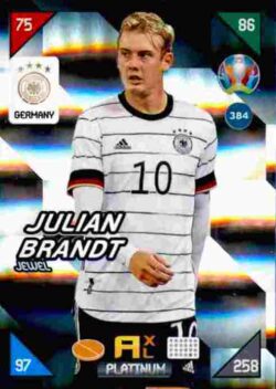 2020 Panini Euro 2020 Kick off Adrenalyn XL #384 Julian Brandt