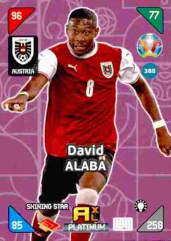 2020 Panini Euro 2020 Kick off Adrenalyn XL #388 David Alaba