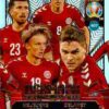 2020 Panini Euro 2020 Kick off Adrenalyn XL #407 Delaney-Højbjerg-Wass-Skov