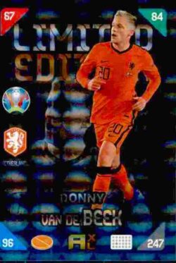 2020 Panini Euro 2020 Kick off Adrenalyn XL #LE-VDB Donny van de Beek