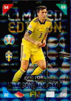 2020 Panini Euro 2020 Kick off Adrenalyn XL #LE-VL Victor Nilsson Lindelöf