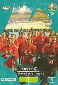 2020 Panini Euro 2020 Preview Adrenalyn XL #013 Austria Qualified