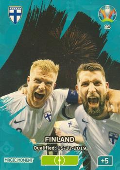 2020 Panini Euro 2020 Preview Adrenalyn XL #014 Finland Qualified