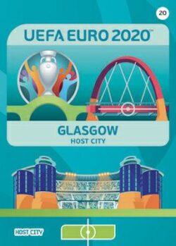 2020 Panini Euro 2020 Preview Adrenalyn XL #020 Glasgow