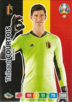 2020 Panini Euro 2020 Preview Adrenalyn XL #047 Thibaut Courtois