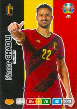 2020 Panini Euro 2020 Preview Adrenalyn XL #055 Nacer Chadli