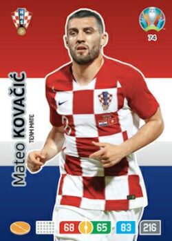 2020 Panini Euro 2020 Preview Adrenalyn XL #074 Mateo Kovačić