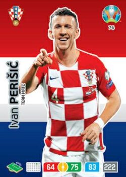 2020 Panini Euro 2020 Preview Adrenalyn XL #076 Ivan Perisic