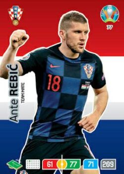 2020 Panini Euro 2020 Preview Adrenalyn XL #077 Ante Rebic