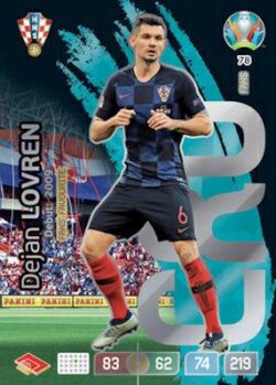 2020 Panini Euro 2020 Preview Adrenalyn XL #078 Dejan Lovren