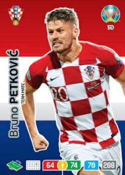 2020 Panini Euro 2020 Preview Adrenalyn XL #079 Bruno Petkovic