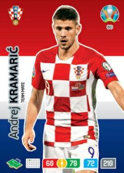 2020 Panini Euro 2020 Preview Adrenalyn XL #080 Andrej Kramaric