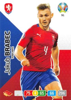 2020 Panini Euro 2020 Preview Adrenalyn XL #091 Jakub Brabec