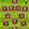 2020 Panini Euro 2020 Preview Adrenalyn XL #117 Denmark Line-Up