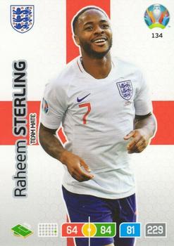 2020 Panini Euro 2020 Preview Adrenalyn XL #134 Raheem Sterling