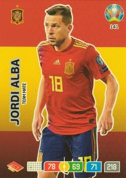 2020 Panini Euro 2020 Preview Adrenalyn XL #141 Jordi Alba