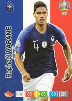 2020 Panini Euro 2020 Preview Adrenalyn XL #173 Raphael Varane