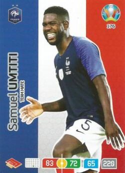 2020 Panini Euro 2020 Preview Adrenalyn XL #176 Samuel Umtiti