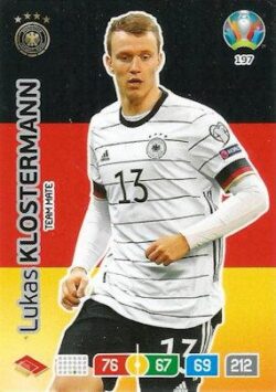 2020 Panini Euro 2020 Preview Adrenalyn XL #197 Lukas Klostermann